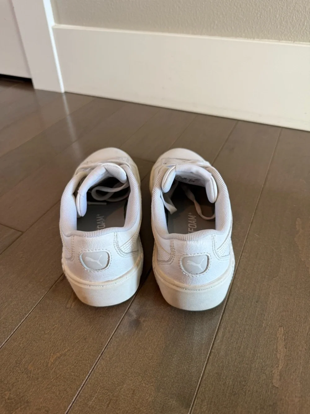 Puma white sneakers